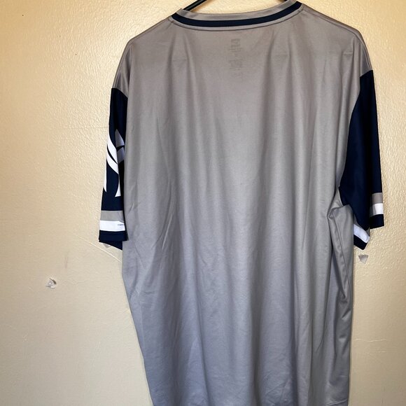 Cooperstown Collection Jersey Shirt N.Y. Baseball Men's Size 2XL Gray/Blue - Picture 3 of 5